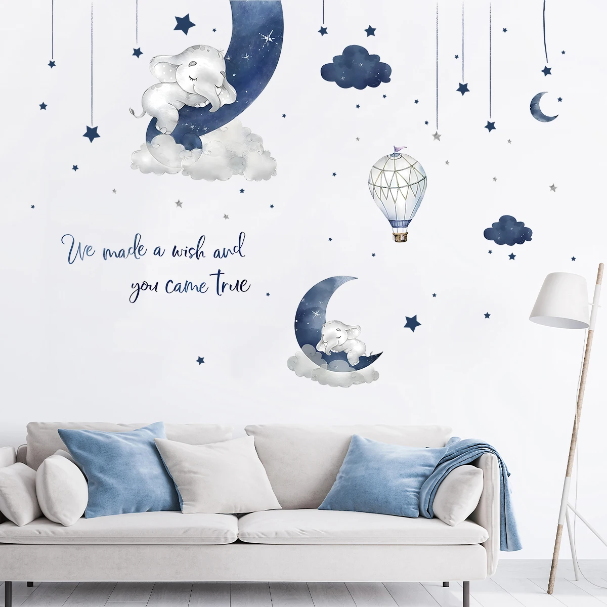 Baby Girl Nursery Quotes - 1pc dos desenhos animados animal elefante
