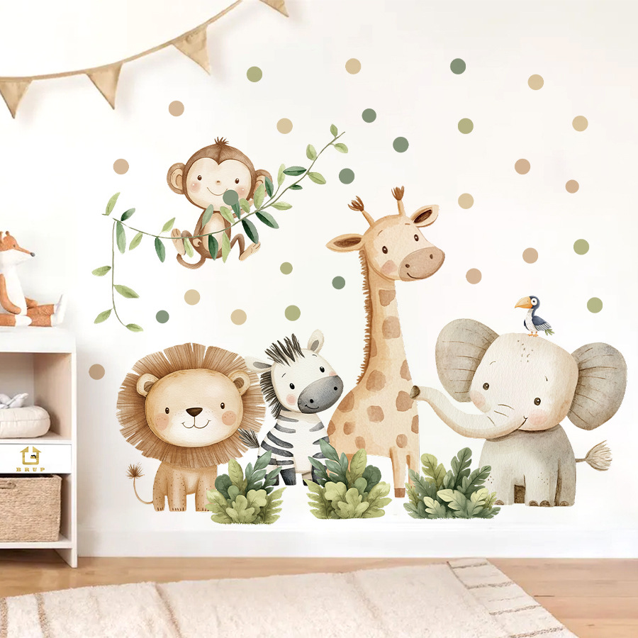 Boho floresta animais adesivos - Baby Nursery Decor Girl avaliação e preço