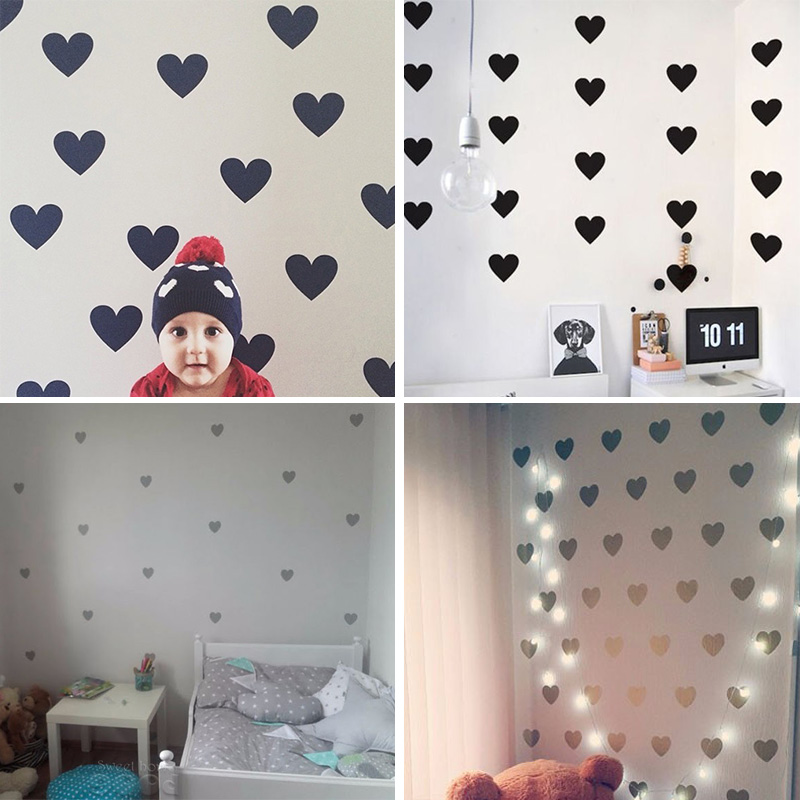 Coração adesivos decorativos p - Baby Nursery Decor Girl avaliação e preço
