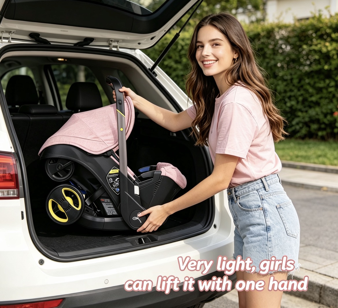 Carrinho de Bebê 3 em 1 Leve e - Baby Nursery Trolley avaliação e preço