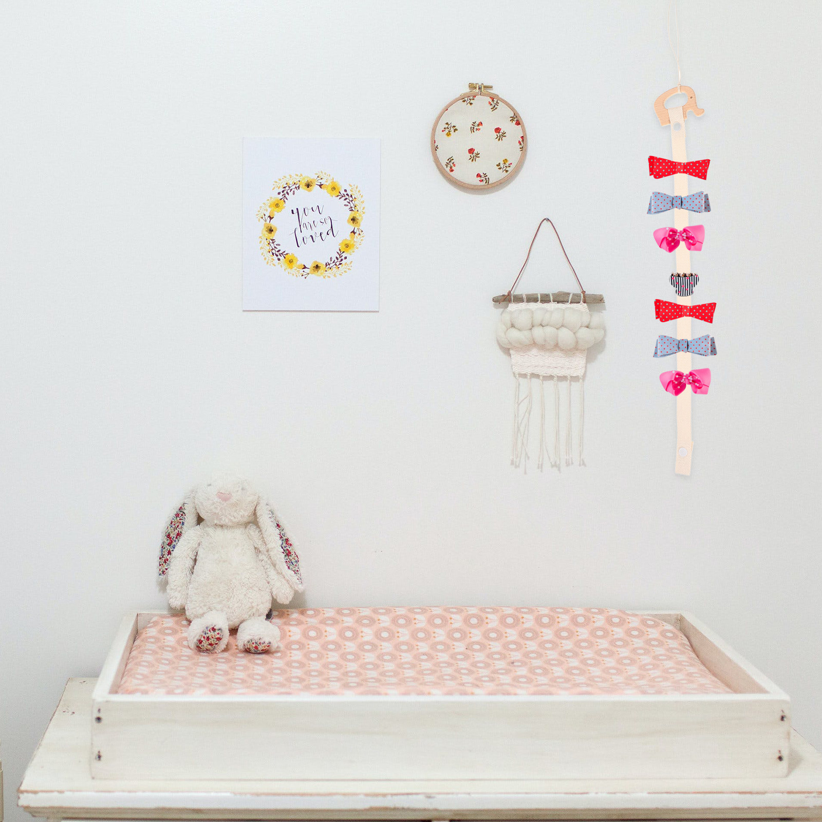 Organizador de Presilhas de Ca - Baby Nursery Decor Girl avaliação e preço