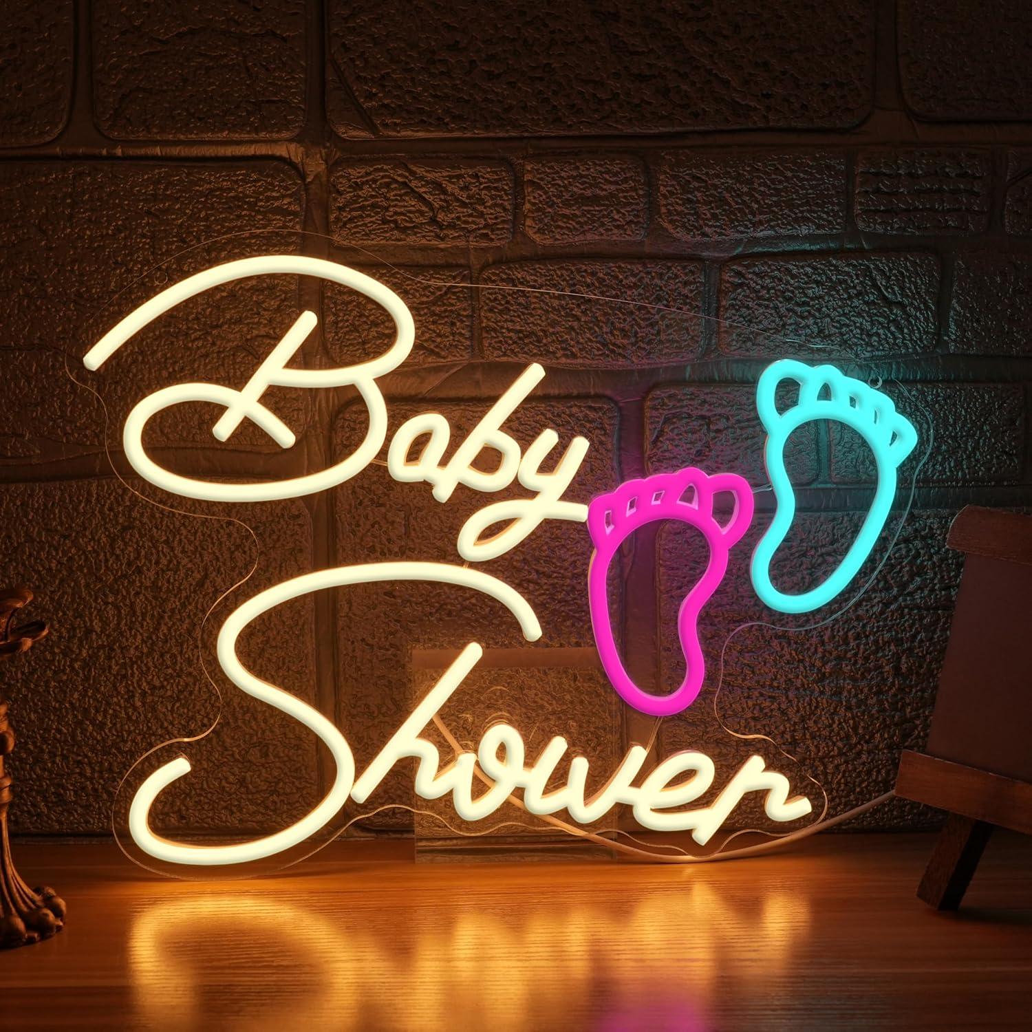 Letreiro Neon para Chá de Bebê - Baby Nursery Wall Lights avaliação e preço